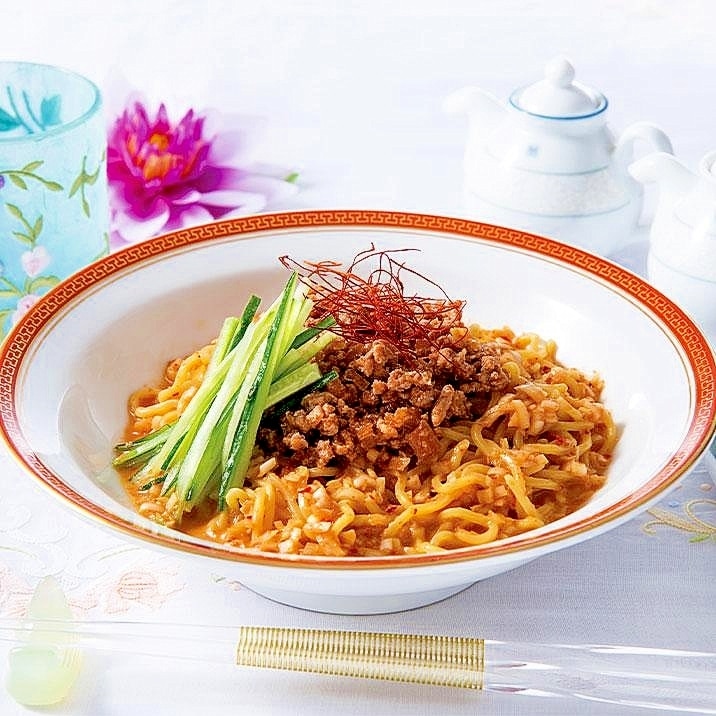 「ピリ辛ごまだれ」で簡単♪本格!汁なし担々麺